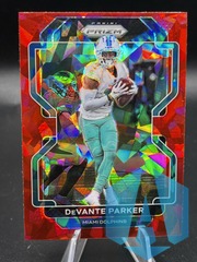 2021 Panini Prizm Red Cracked Ice Prizm DeVante Parker #104